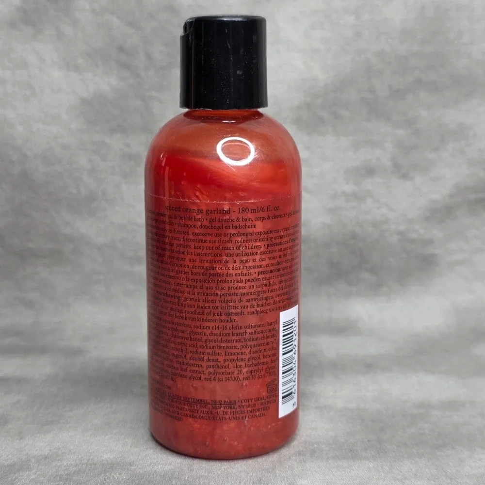 Philosophy Spiced Orange Garland Shampoo Shower Gel &‎ Bubble Bath 6 oz SEALED